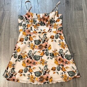 Floral Spaghetti Strap Dress